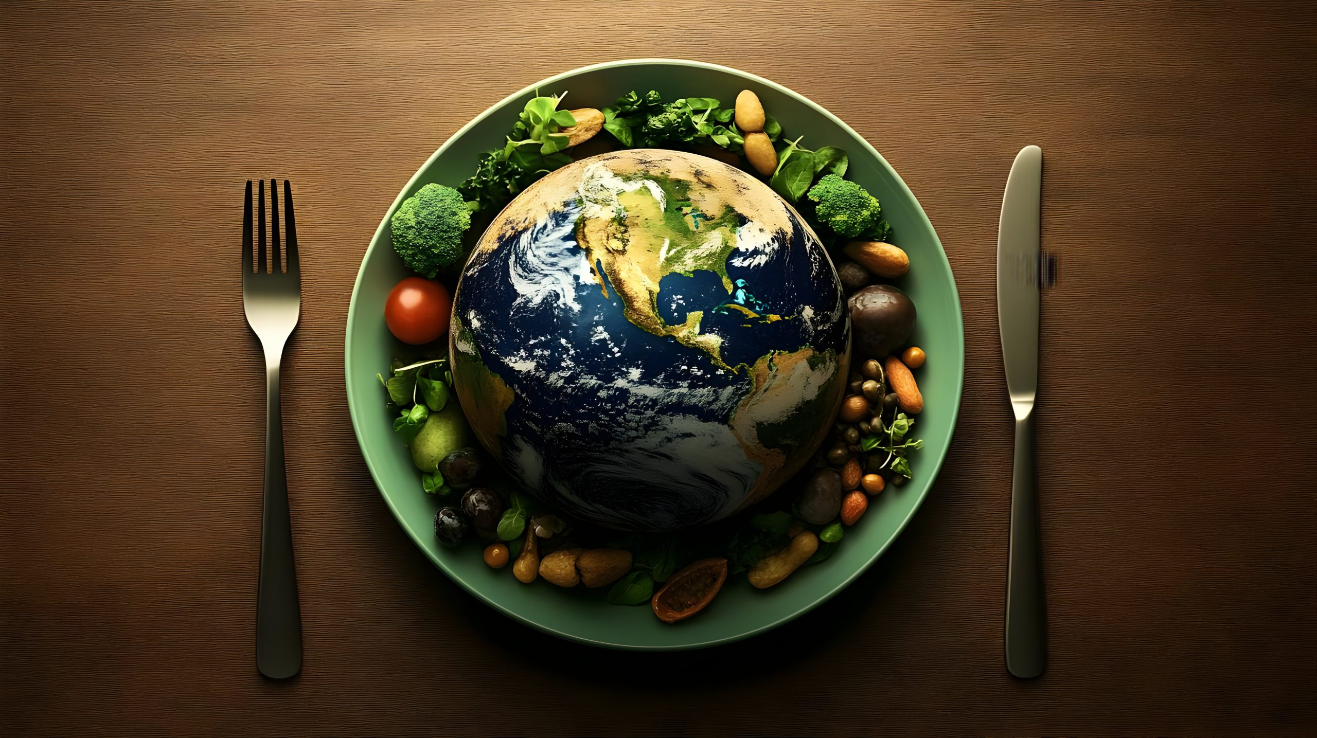 Earth as Food Illustration